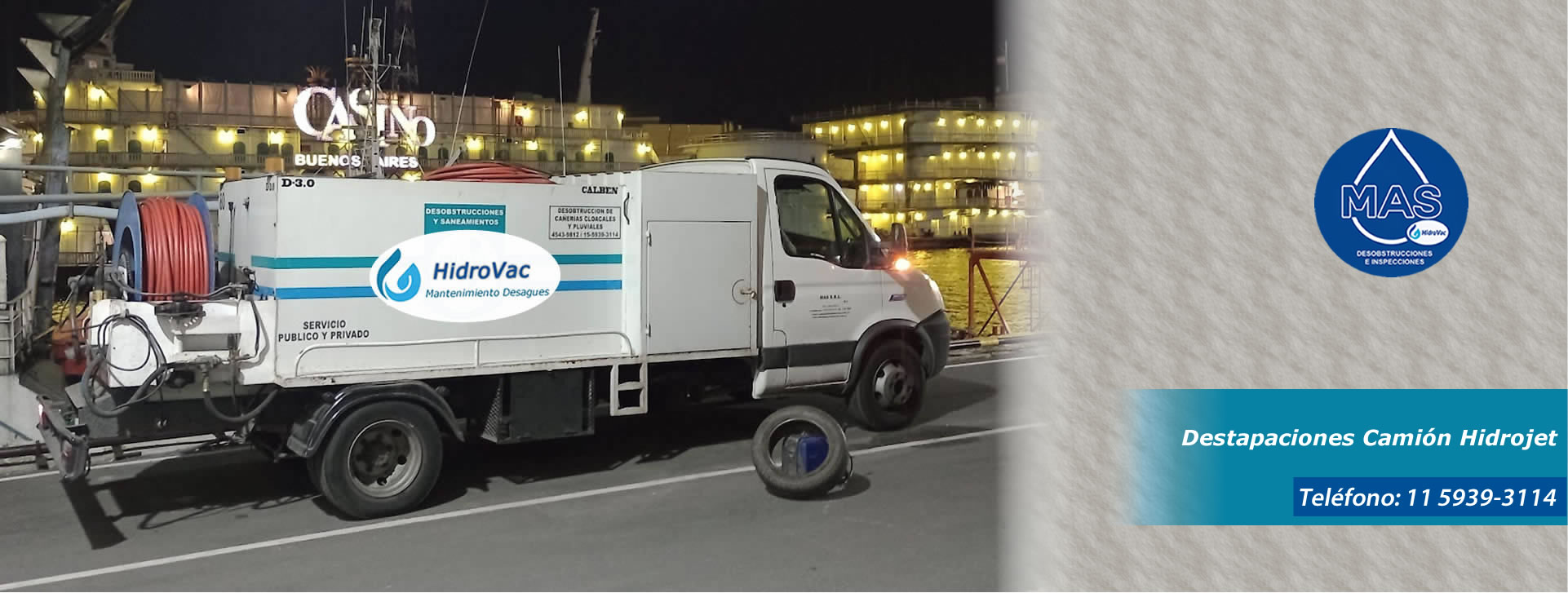 Servicio de Camión Desobstructor Hidrojet